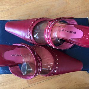 Andrew Geller backless pumps